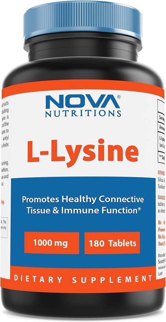 Nova Nutritions L-Lysine 1000 mg - 180 tablettia