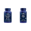 Life Extension Super Omega-3 EPA / DHA Fish Oil, Sesame Lignans & Olive Extract - Omega 3 Supplement & Zink Caps, zink 50 mg, zink Citrate, Stöd kroppens immunförsvar