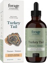 Rehu Hyperfoods- Alkoholiton Canadian Wild Turkey Tail Mushroom Superfood Liquid Supplement Extract Tincture, Vegan, Ei-GMO, Immuunijärjestelmä ja Gut Health Support, 118ML
