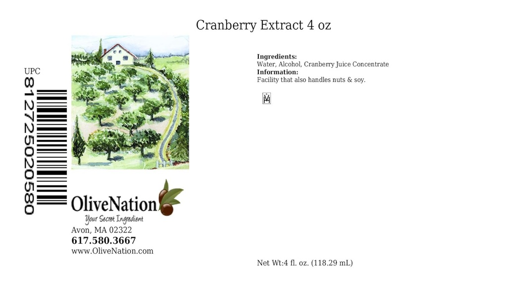 OliveNation Cranberry Extract - 4 unssia - Lisää runsaasti maku karpalot muffinssit, kastikkeet ja kastikkeet - leivonnaisia-ja-maku
