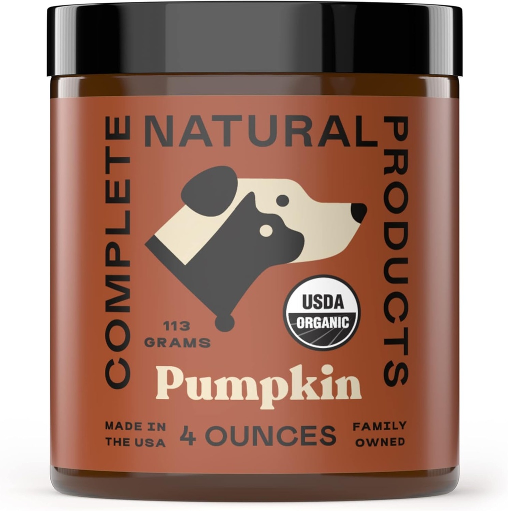 Complete Natural Products Organic Pumpkin Powder for Lemmikkieläimet - 4oz - Pure Organic Pumpkin Powder