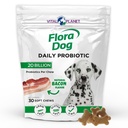 Vital Planet - Flora Dog Probiootit, koiran purukumia täydentää 20 miljardia kulttuuria ja 11 kanta, Immuuni- ja digestiivinen tuki pureskeltava Probiootit koirille, 30 Luonnollinen Bacon Flavored Soft Chews