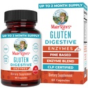 MaryRuth Organics Gluten Enzymes Capsules | Enzym Supplement för Gut Health Support | Gluten Digestion | & Nutrient Absorption | Vegan | Gluten Free | 60 Räkna