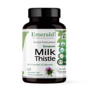 EMERALD LABS European Milk Thistle - Organic Milk Thistle Extract - Tuet Maksan terveys & auttaa säilyttämään luonnon energiaa, digestio & aivojen terveys - 60 Vihanneskapselit (yli 60 päivän toimitus)