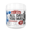 5% Nutrition Rich Piana AllDayYouMay BCAA Powder | Premium Intra & Post Workout Amino Acids, EAA, Electrolytes | Hydration, Endurance, Recovery | Vegan & Keto | 16,4 oz, 30 Srvgs (Blue Raspberry)