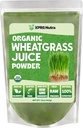 XPRS Nutra Organic Wheatgrass Juice Powder - Sustainably Grown - Instant Wheat Grass Juice Powder Made from Concentrated Juice - Mer Potent än Organic Wheatgrass Powder - 16 Ounce