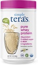 yksinkertaisesti tera Pure Whey Protein Powder - Grass Fed Vanilla Whey Protein Powder, puhdas, valmistettu ilman keinotekoinen makeuttajat, ei-GMO, Kosher, rBGH-vapaa, soija-vapaa - 12 Oz
