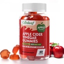 Omena siideri Viinietikka Gummie 60 Counts 1000 mg AVC ja B6-vitamiini B12 aineenvaihdunta, digestio, Detox, Gut & Immuno Health