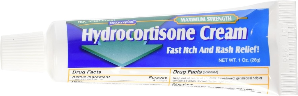 Natureplex Hydrokortisoni 1% Cream, 1 Ounce (pakkaus 3)