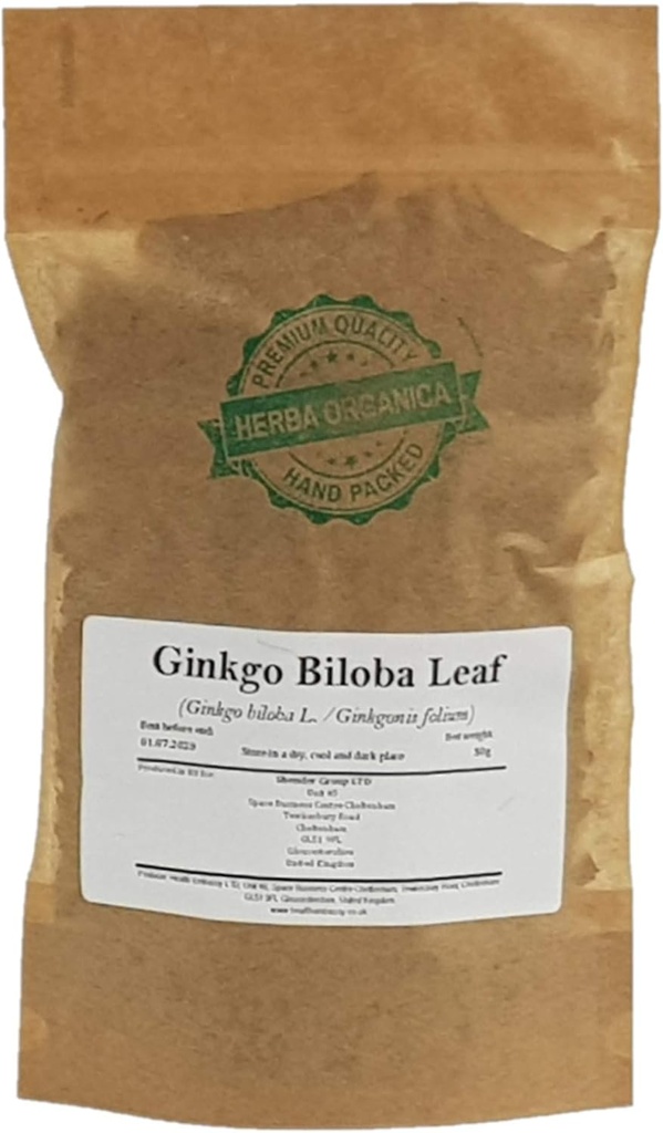 Herba Organica Ginkgo Biloba Leaf - Ginkgo Biloba L - yrttitee (50g)