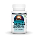 Source Naturals Ginkgo-24 - Ginkgo Biloba Extract tukee mielentila* - 40 mg, 120 tablettia