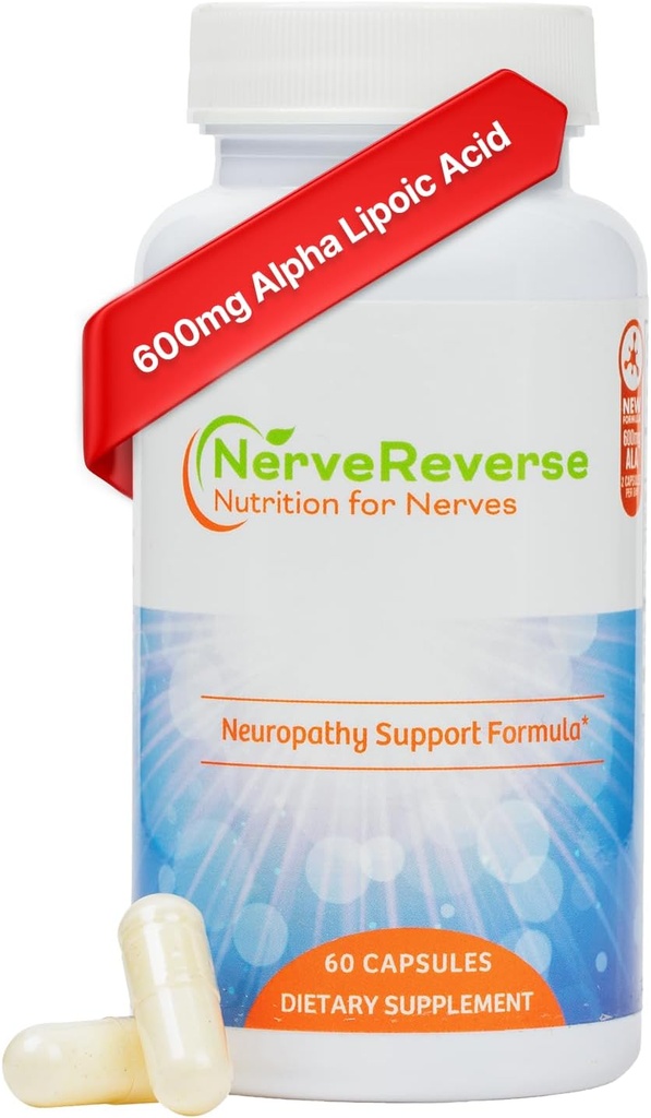 NerveReverse Neuropatia tuki Formula kapselit - 3 pakkaus (3 pulloa) - 90 päivän toimitus