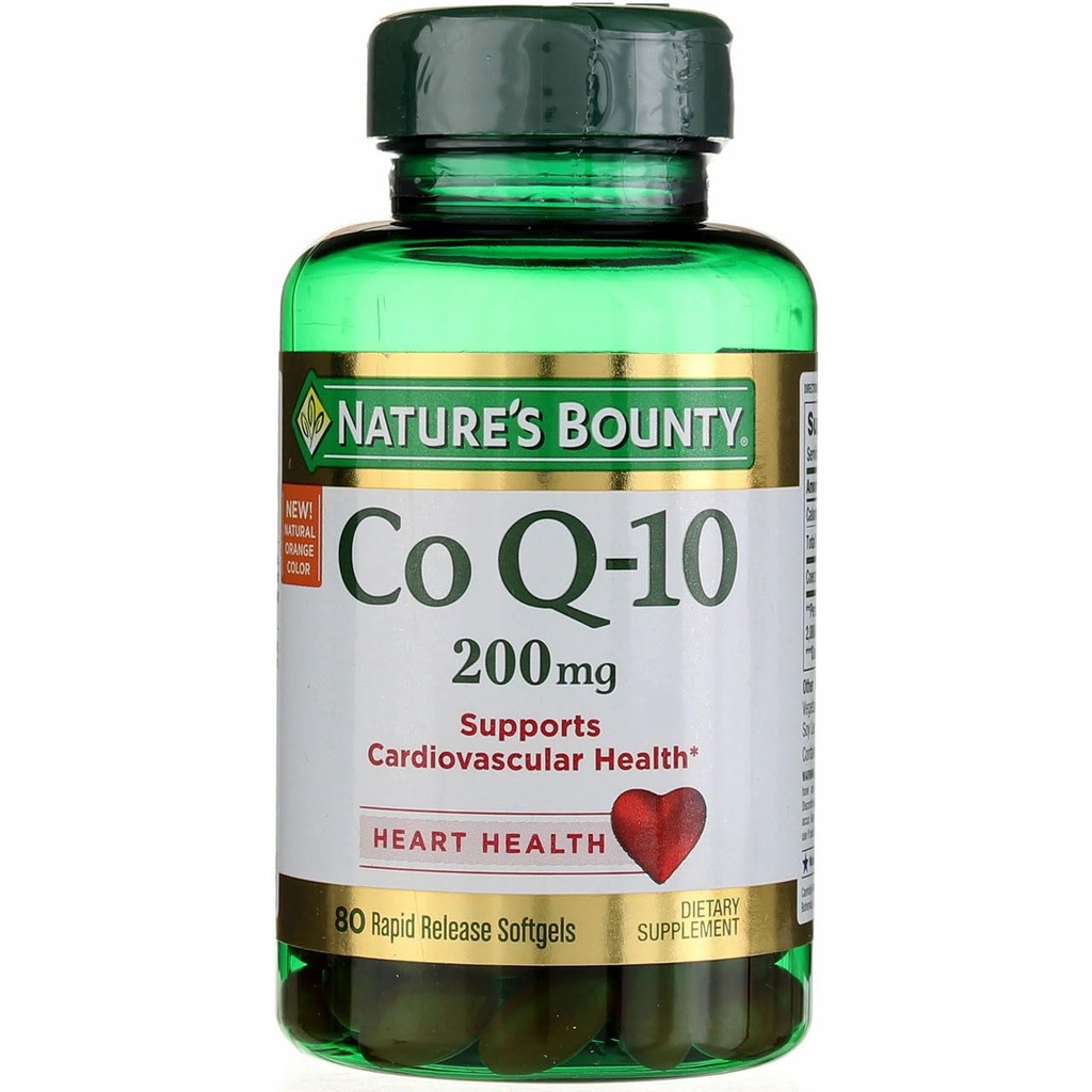 Setti 2 Nature's Bounty Co Q-10 200 mg, 80 tablettia
