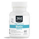 365 av Whole Foods Market, High-Potency Biotin 5000mcg, Vegan, 60 Count