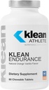 Klean urheilija Klean Endurance D-Ribose palauttaa energiaa, tukea sydän toiminta ja vähentää lihasten väsymys NSF Certified for Sport ... 90 purutabletti