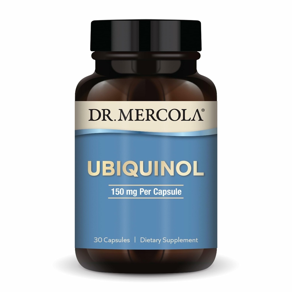 Tri. Mercola Ubiquinol 150 mg, 30 Servings (30 kapselia), ravintolisä, tukee energian tuotantoa, ei-GMO