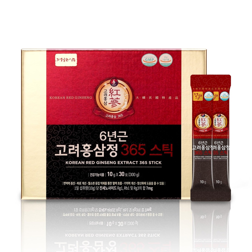 6 år Red Ginseng 365 Stick