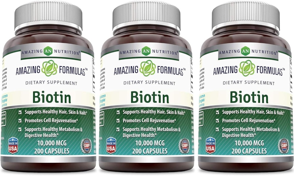 Fantastisk näring Biotin 10 000 McG Dietary Supplement, 200 kapslar (200 kapslar)