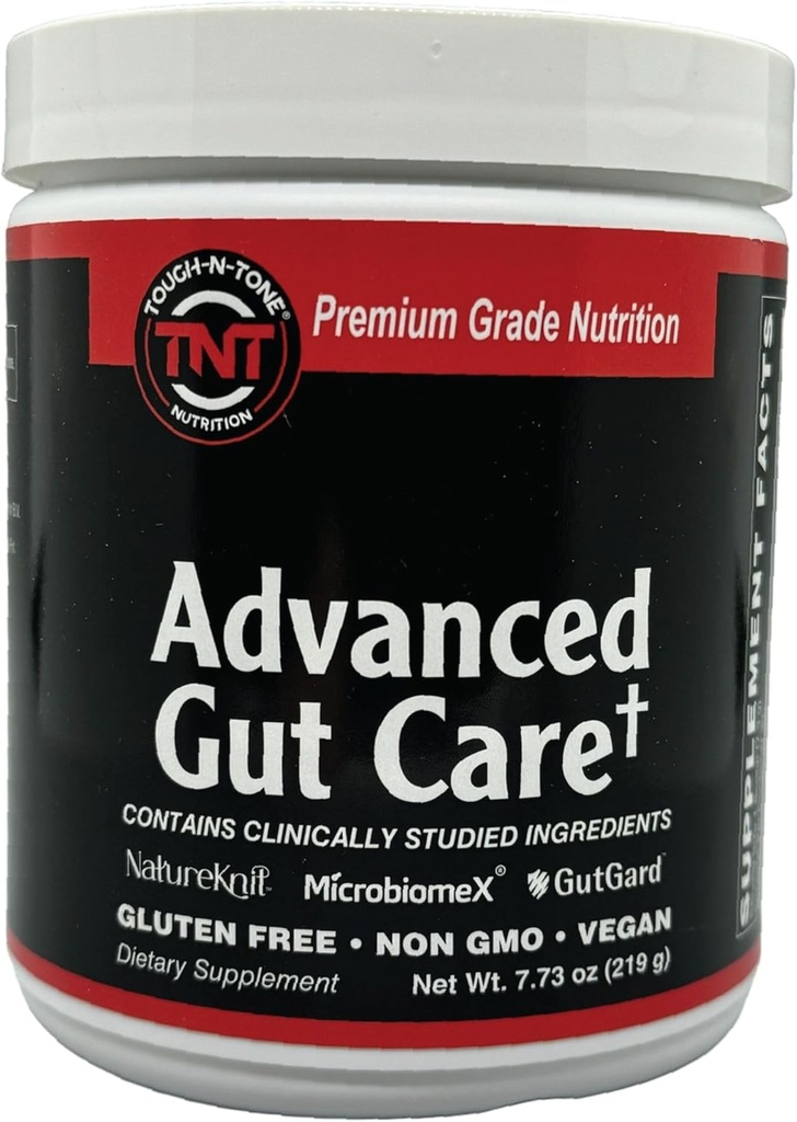 TOUGH-N-TONE Advanced Gut Care Health, gluteeniton, vegaaninen