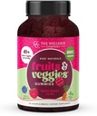The Wellness Company Kids Naturals Fruits & Veggie Gummies ... Päivittäinen ravitsemustuki 60ct (1 kuukausi tarjonta)