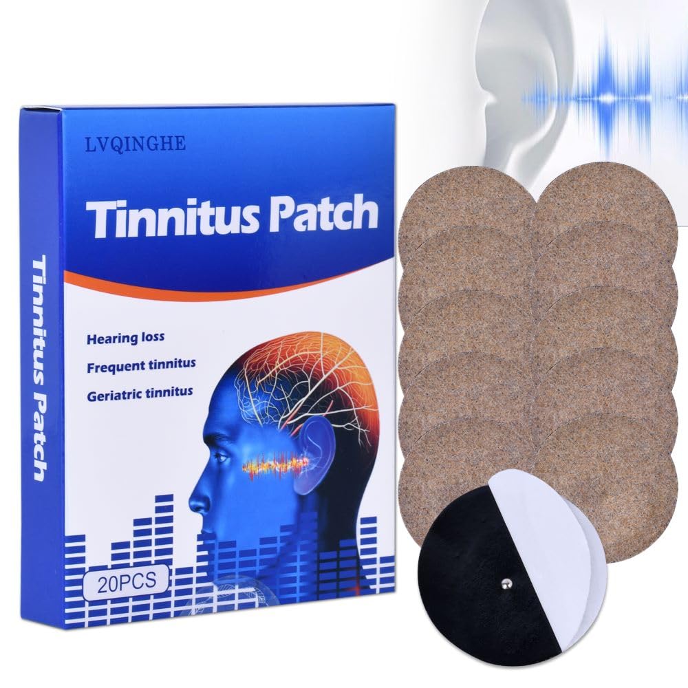Tinnitus Relief för Ringing Ears,Tinnitus Relief Patches 20PCS