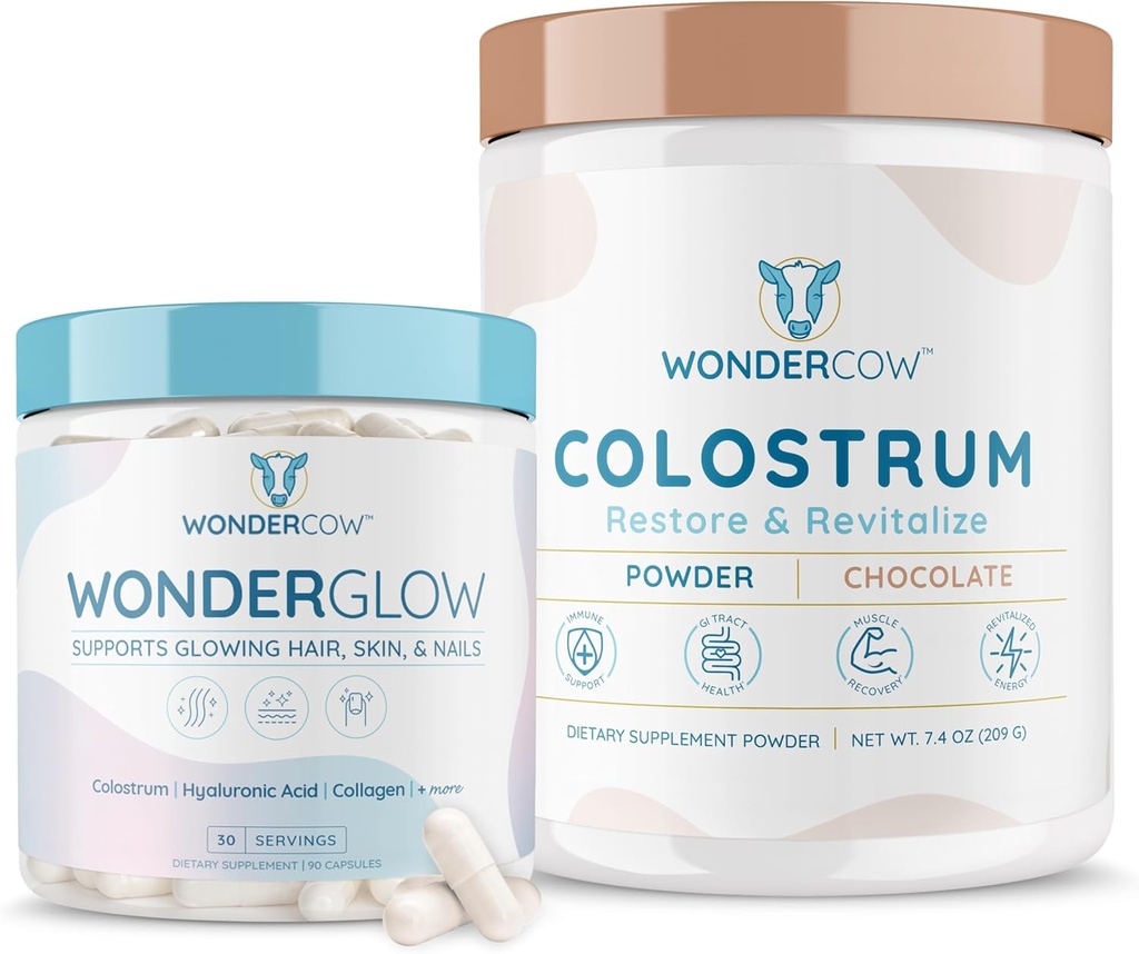 WonderGlow Chocolate Colostrum Bundle