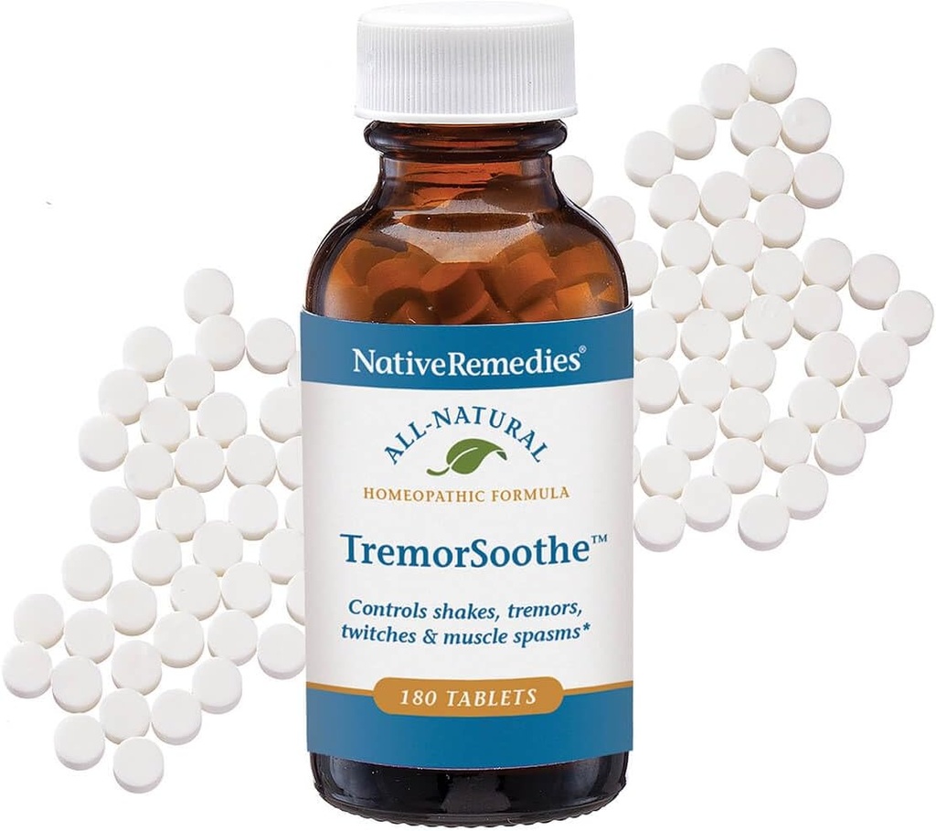 Native Remedies VapinaSoothe - Luonnollinen Homeopaattinen Formula väliaikaisesti valvoa Shakes, Tremors, Lihas Spasms ja Twitches -180 tablettia