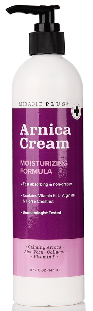 Miracle Plus Arnica Cream Bruise Relief Voidetta mustelmilla ja turvotusta ihon Arnica Montana Extra Strength K-vitamiinia...