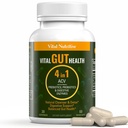 Vital Gut Health 4in1 Formula Apple Siideri Viinietikka, Prebiootit ja Probiootit, Ruoansulatuskanavan Entsyymit vahva immuniteetin tuki ja täydellinen Gut ja digestio tuki