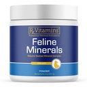 Rx Vitamins Feline Minerals - Taurin för Cat Heart Health - Kalcium för gemensamt tillskott - Immun Support för katter med Magnesium & Kalium - Hud- och Coat Supplement - 8oz