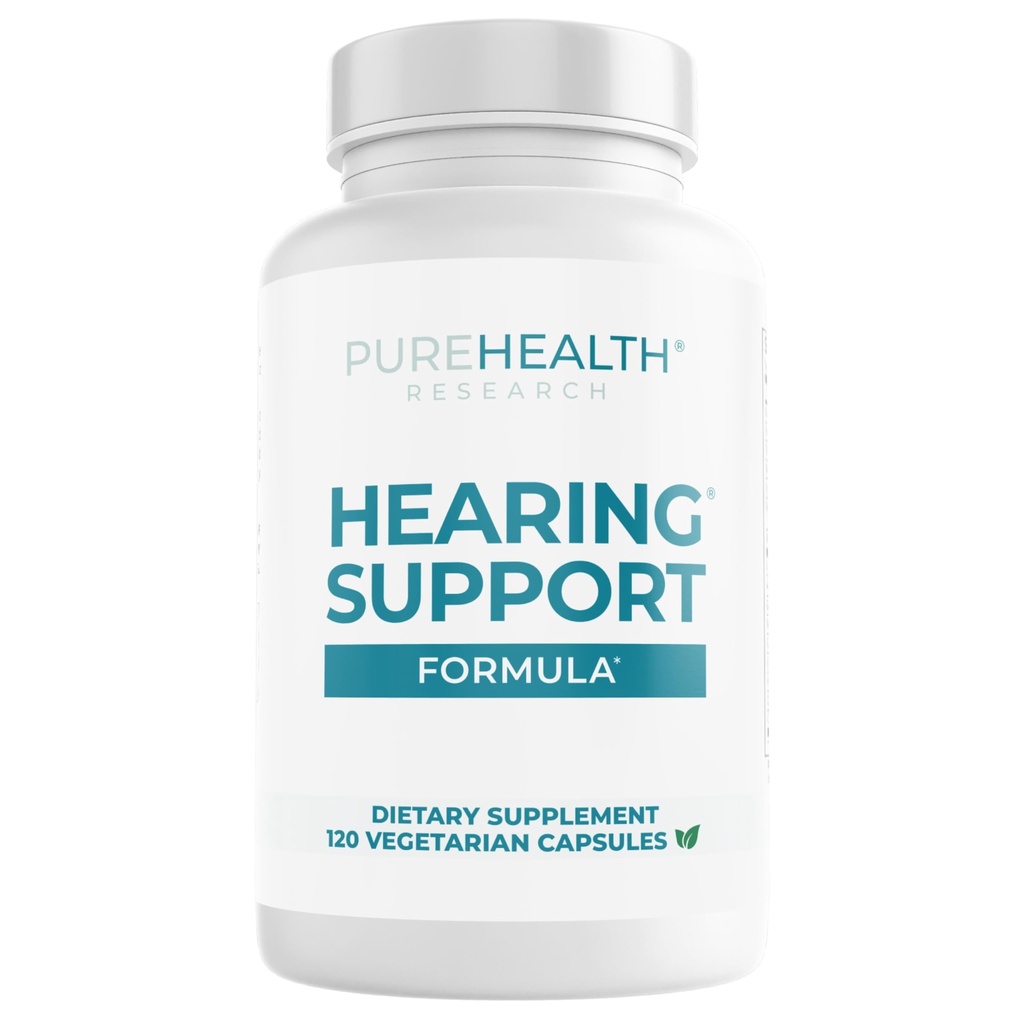 PUREHEALTH TUTKIMUS Kuulotuki Formula - tinnitus täydentää Flavonoids & kuulo vitamiinit auttaa vaimentamaan melua, turvallisesti ja luonnollisesti - korvan tinnitus Relief for sormus korvat, 1 pullo
