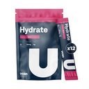 UCAN Hydrate Electrolyte Drink Mix (Berry, 12 Stickpacks) Sugar-Free, Keto-Friendly, Vegan, Non-GMO, Gluten-Free Electrolyte Powder med kalium & Magnesium för löpare & idrottare