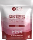 Taha Health & Nutrition Berry Flavored Whey Protein Concentrate Powder, 25g Protein, 140 Calories, 2g Sugar 
