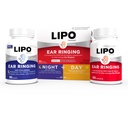 Lipo Flavonoid Day & Night Combo Kit, Tinnitus Relief for Rengaskorvat, Lipo Flavonoid Plus & Lipo Flavonoid Night with Melatoniini & Vitamiini C, 90 Caplets