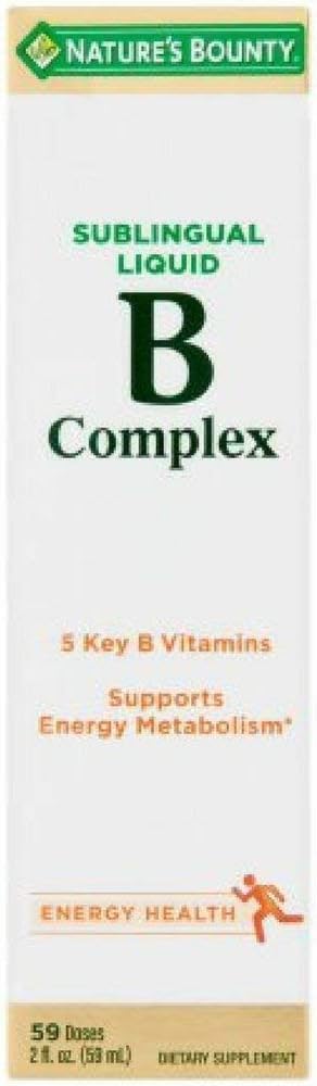 Luonnon Bounty B-vitamiini Complex sublingual Liquid 2 oz (pakkaus 3)
