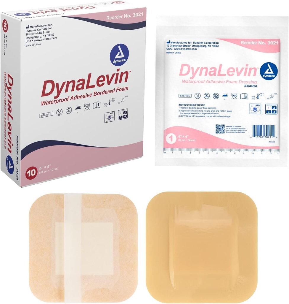 Dynarex Dynalevin vedenpitävä liima Rajattu vaahto, 10 kreivi/4 x 4 tuumaa
