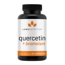 Luma Nutrition Quercetin 500 mg - Quercetin ja bromeliini Supplement - Antioksidantti - Immuunituki - Vegan & Gluteeniton - 60 kapselia