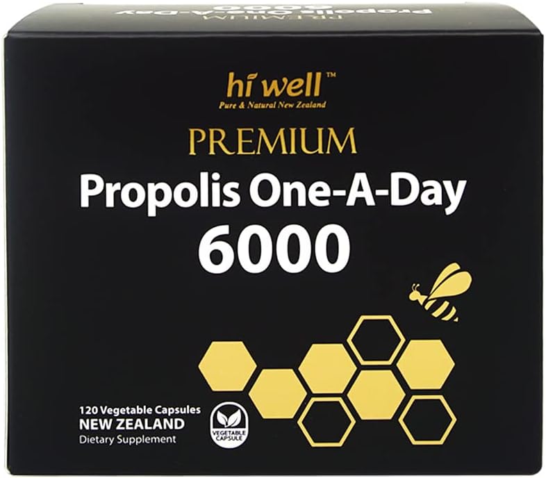 Hei Well Premium Propolis One-A-Day 6000 Flavonoid 120mg 120Kapsules