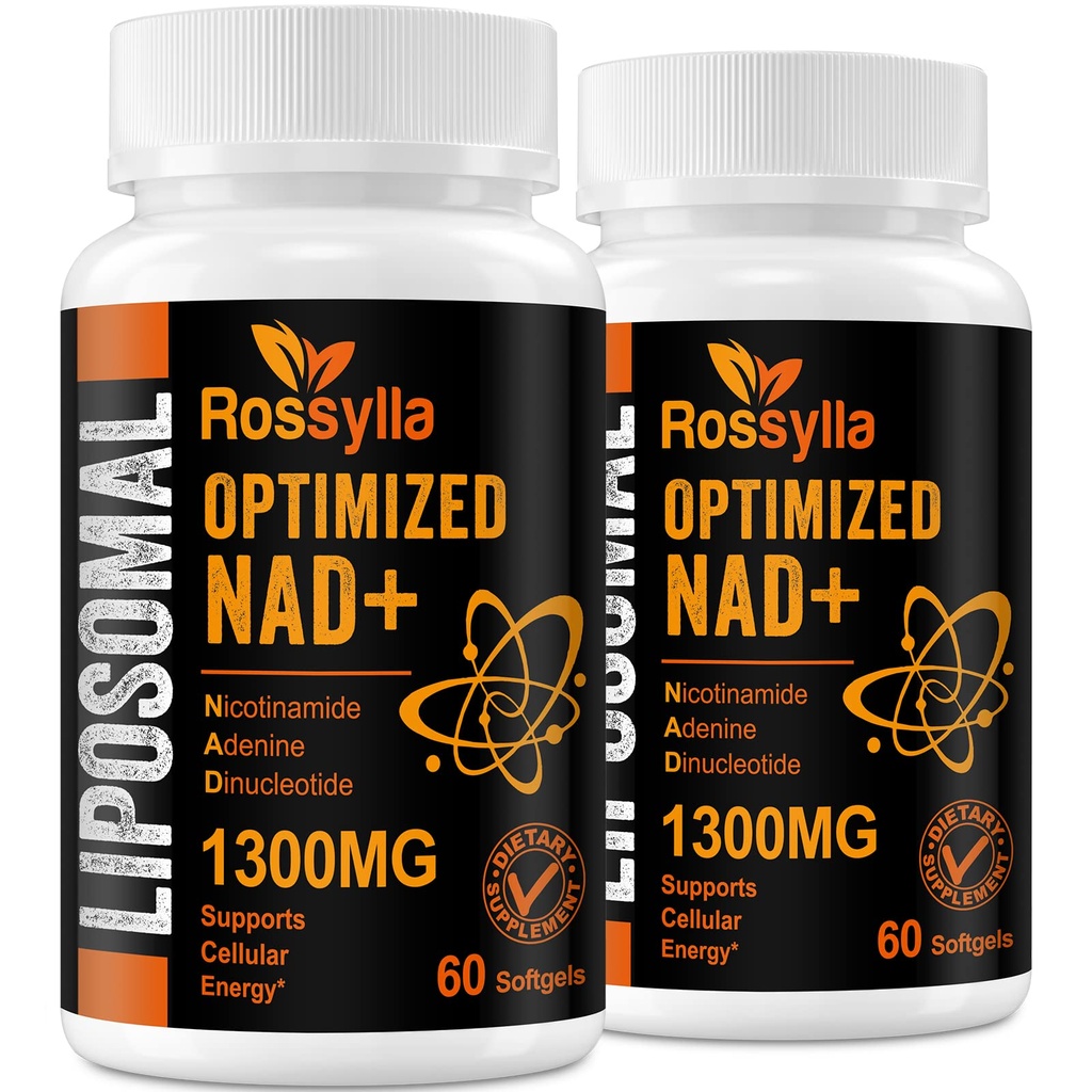 1300 MG Liposomaalinen NAD+- lisäannos . Tehostaminen NAD+ Täydennys ikääntyminen Defese, Cellular Energy, pitkäikäisyys 120 Count