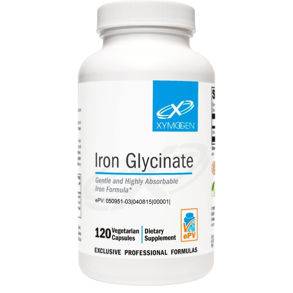 XYMOGEN Iron Glycinate Supplement 