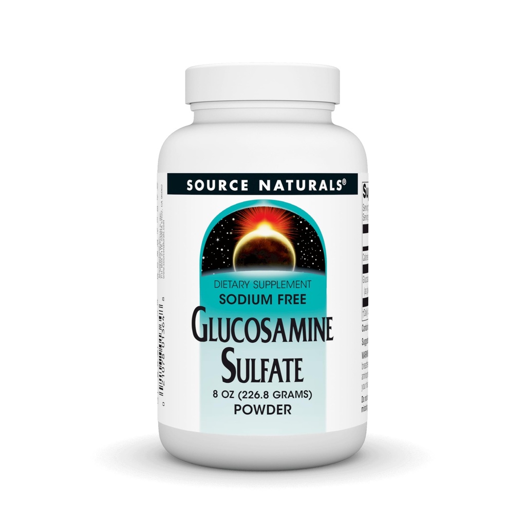 Source Naturals Glukosamiinisulfaatti, natriumvapaa jauhe Joint Support - 8 oz jauhe