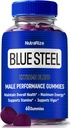 Blue Steel Gummies för män, daglig näring för att öka förtroende och övergripande hälsa, allt naturligt tillskott för att stödja Peak Performance, Officiell Male Gummy, BlueSteel Reviews (60 Gummies)