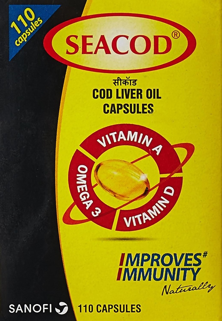 Merck SevenSeas Original Cod Liver Oil Capsules-500 Pieces - Gratis EXPEDITE Shipping (2)