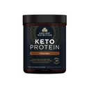 Forntida näring Keto Protein Powder, KetoPROTEIN med fetter från Bone Broth och MCT Oil, Chocolate, 18g Protein 10g Fat Per Servering, Gluten Free, Low Carb, Paleo Friendly, 17 portioner