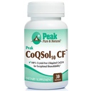 Peak CoQSol10 CF - 100% Crystal-Free Ubiquinol CoenzymeQ10 för förbättrad biotillgänglighet - Ubiquinol CoQ10 - Natural Energy Booster - Stöder immunitet, hjärna och hjärthälsa (30 Softgels)
