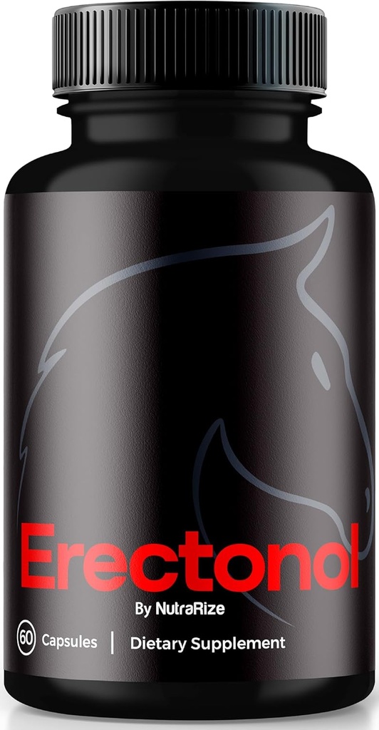 Erectonol kapselit miesten, Erektonoli Mies ruokavalio täydentää, päivittäin Formula miesten hyvinvointi ja huippu suorituskyky, Advanced Formula pillereitä aktiivinen elämäntapa, Pastillas arvostelut (60 kapselia)