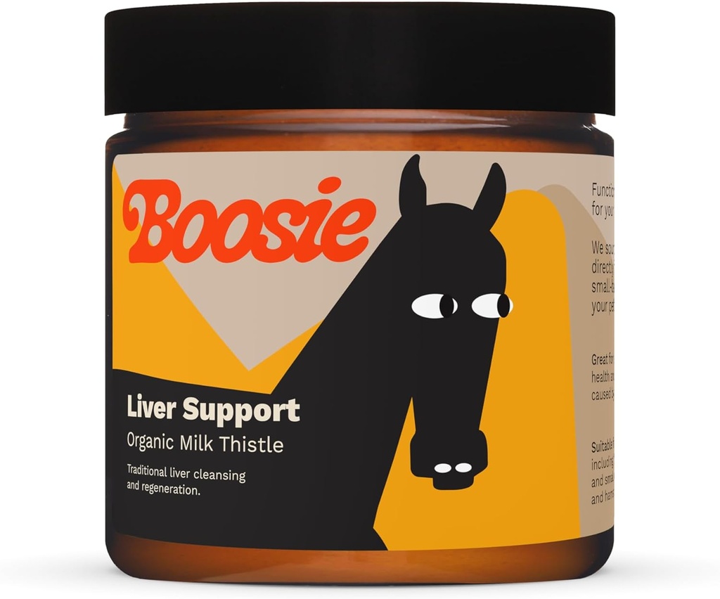 Boosie Organic Milk Thistle Powder for Dogs and Cats - tukee maksan toiminta ja immuunijärjestelmä - antioksidantti - Rikas Silymarin - 100% Natural ilman lisäaineita tai säilöntäaineita - Lemmikkieläinten ravitsemus