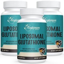 2400 MG Liposomal Glutathione Softgels, Max Absorption, Active Form L-Glutathione Reduced (GSH), med Hyaluronsyra, Resveratrol, Master Antioxidanter för Detox, Brain, Immune System, 180 Softgels