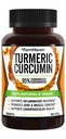 Kurkumaiini, jossa BioPerine Black Pepper & 95% Curcuminoids, 1965 mg, suurin absorptio yhteiseen tukeen, ei-GMO-kurkumalliset kapselit, valmistettu Yhdysvalloissa - 90 Veg Caps