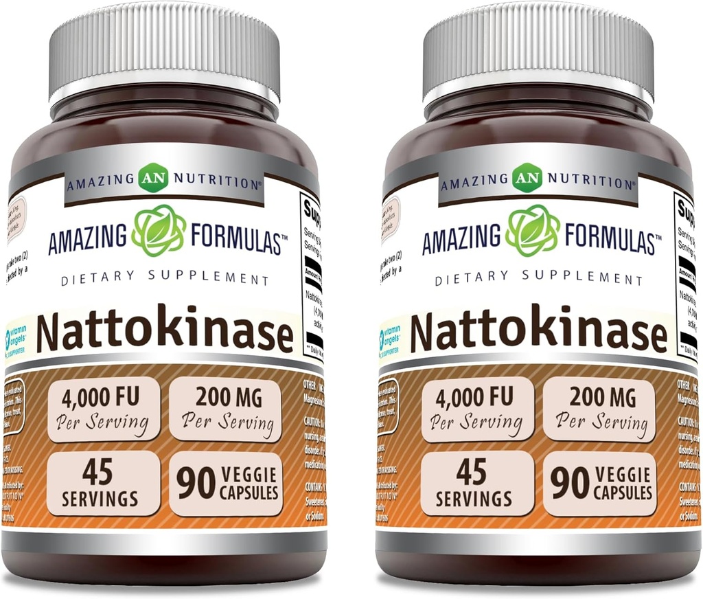 Hämmästyttävä Formula Nattokinaasi Ravintolisä 100 mg Kasviskapselit Lisäravinteet 